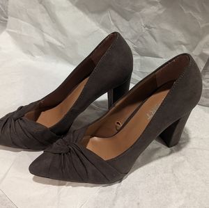 Report Olive Green Block Heels
